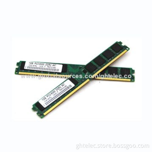 Low density full compatible 64MB*8 DDR2 1GB 667MHz RAM for desktop/enjoy lifetime warranty/testedNew